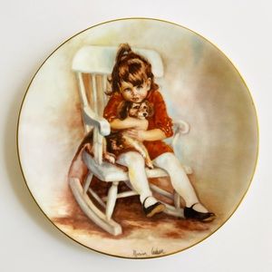 Limoges Amy & Snoopy Plate Marian Carlsen Limited Edition Collectible Hahn